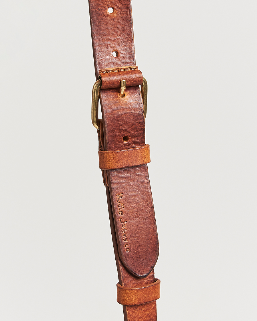 Mies | Vyöt | Nudie Jeans | Dwayne Leather Belt Toffee Brown