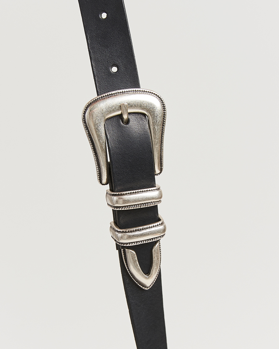 Mies | Vyöt | Nudie Jeans | Western Silver Belt Black