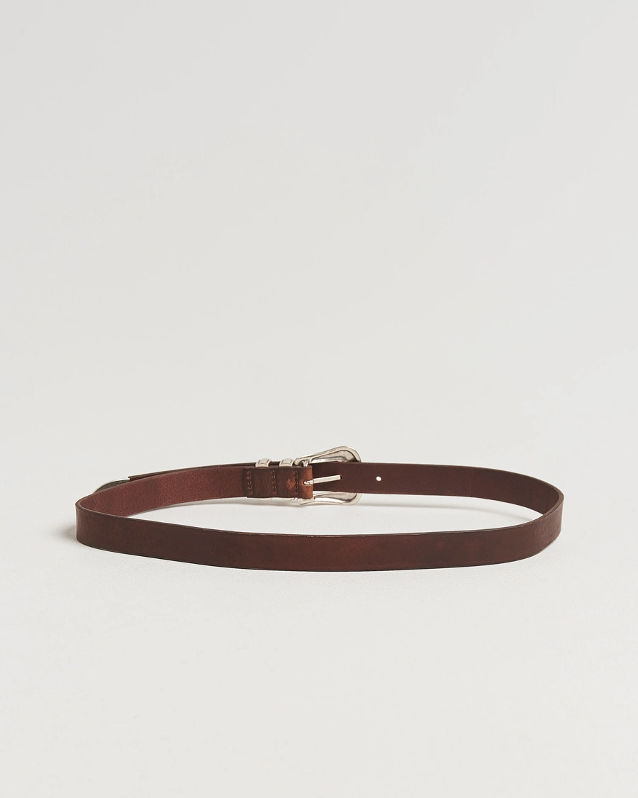 Mies | Vyöt | Nudie Jeans | Western Silver Belt Dark Brown