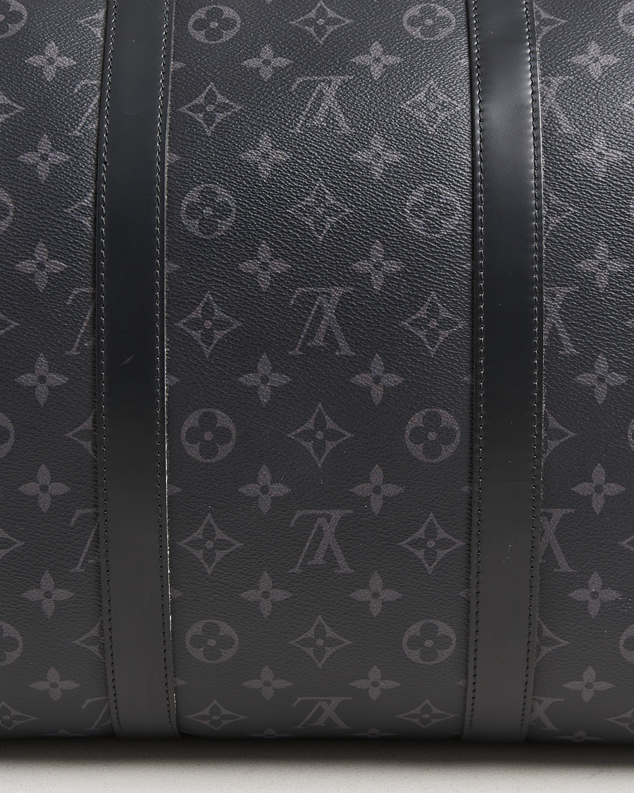 Mies | Louis Vuitton Pre-Owned Keepall Bandoulière 55 Monogram Eclipse | Louis Vuitton Pre-Owned | Keepall Bandoulière 55 Monogram Eclipse