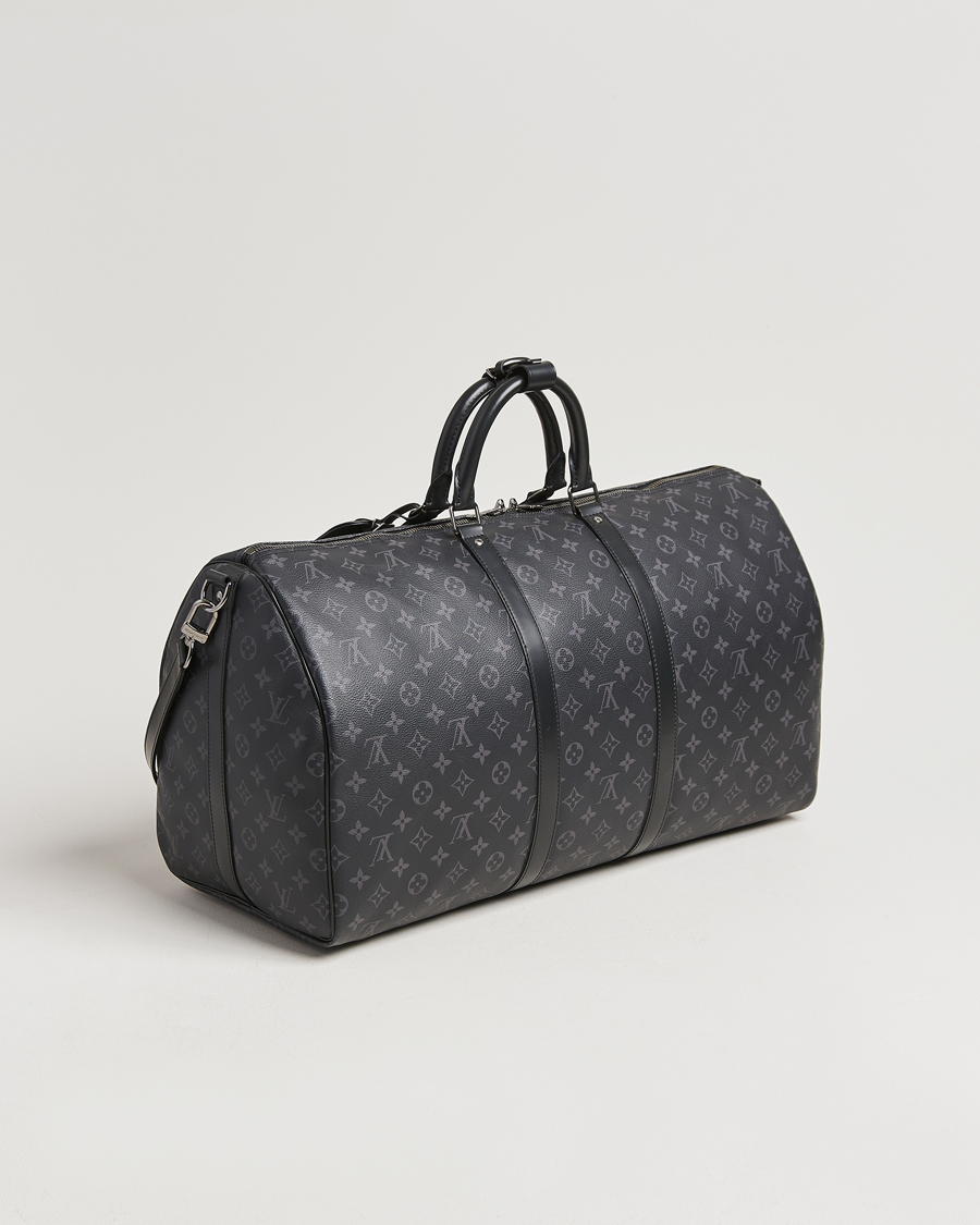 Mies | Louis Vuitton Pre-Owned Keepall Bandoulière 55 Monogram Eclipse | Louis Vuitton Pre-Owned | Keepall Bandoulière 55 Monogram Eclipse