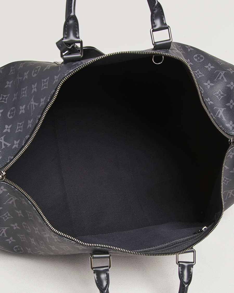 Mies | Louis Vuitton Pre-Owned Keepall Bandoulière 55 Monogram Eclipse | Louis Vuitton Pre-Owned | Keepall Bandoulière 55 Monogram Eclipse