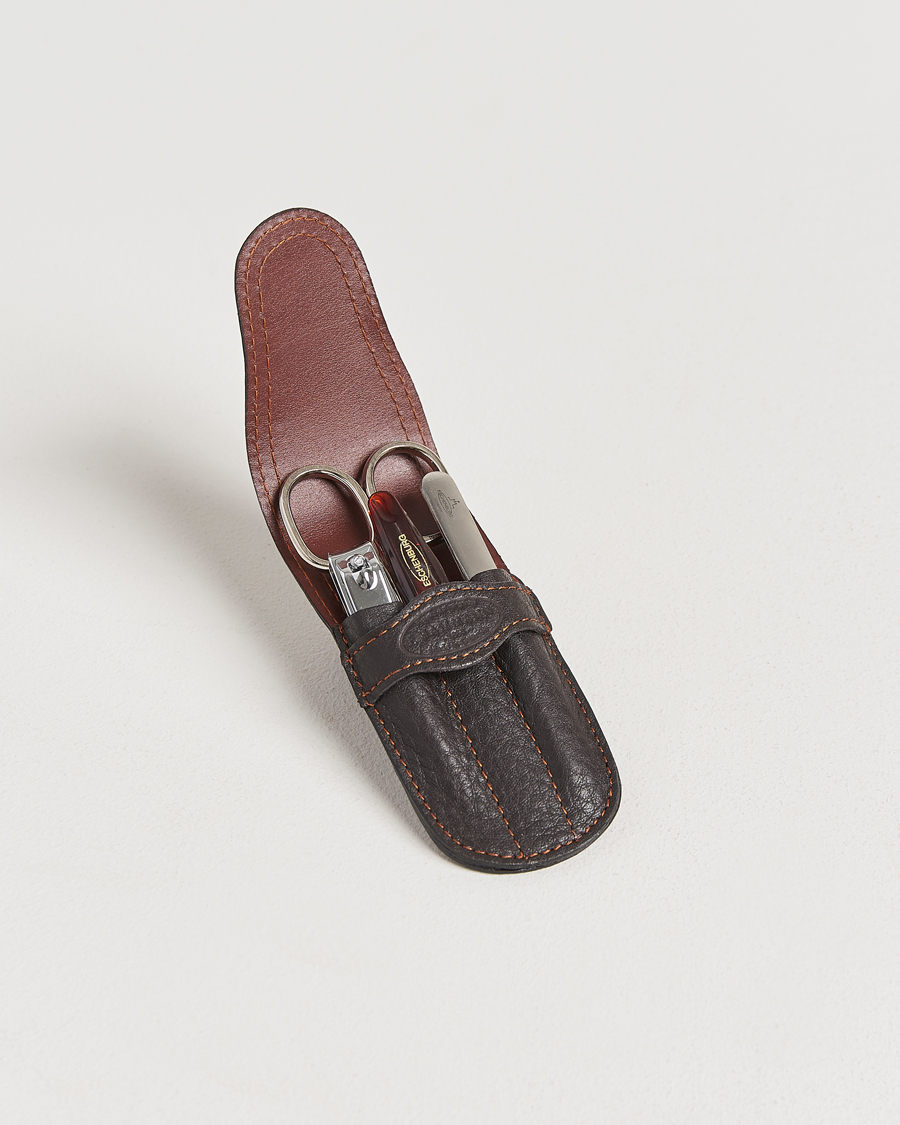Mies | Kotiin | F. Hammann | Small Manicure Set Dark Brown