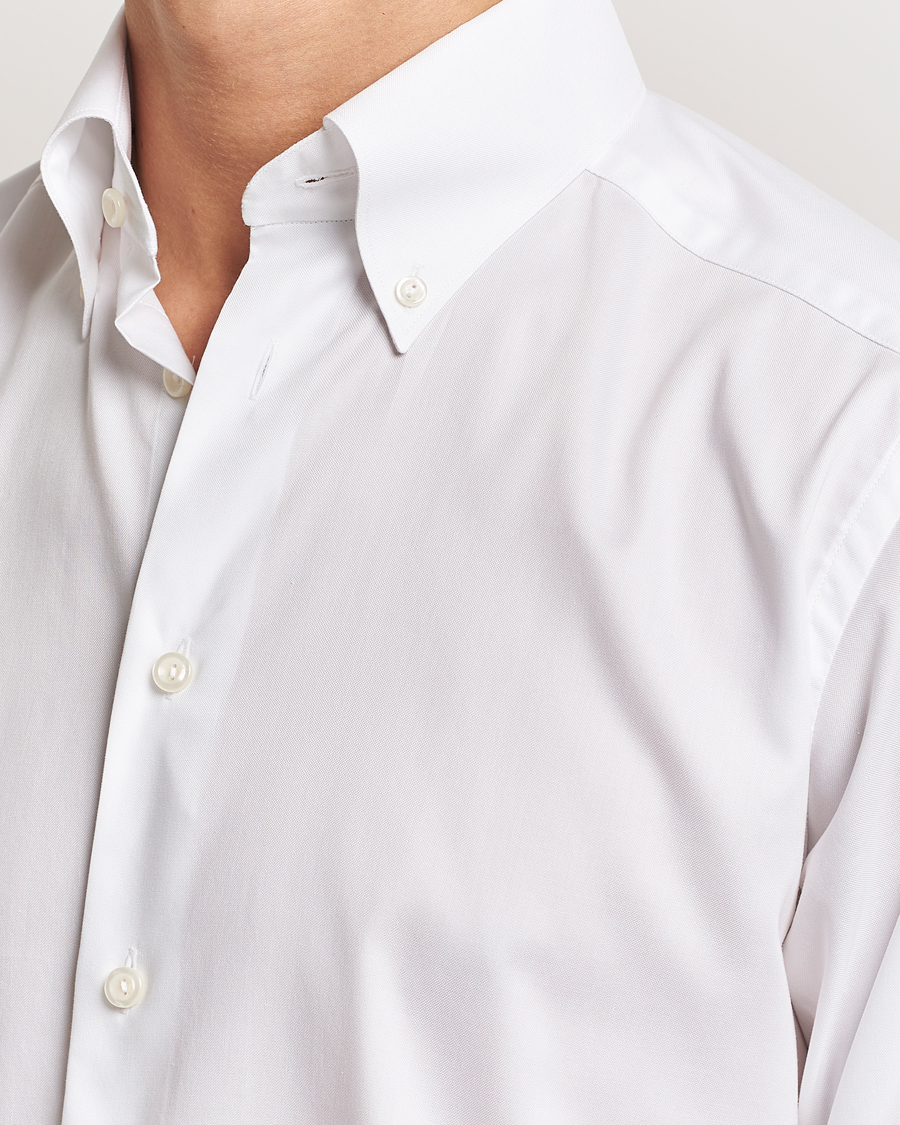 Mies | Kauluspaidat | Eton | Slim Fit Wrinkle Free Oxford Shirt White