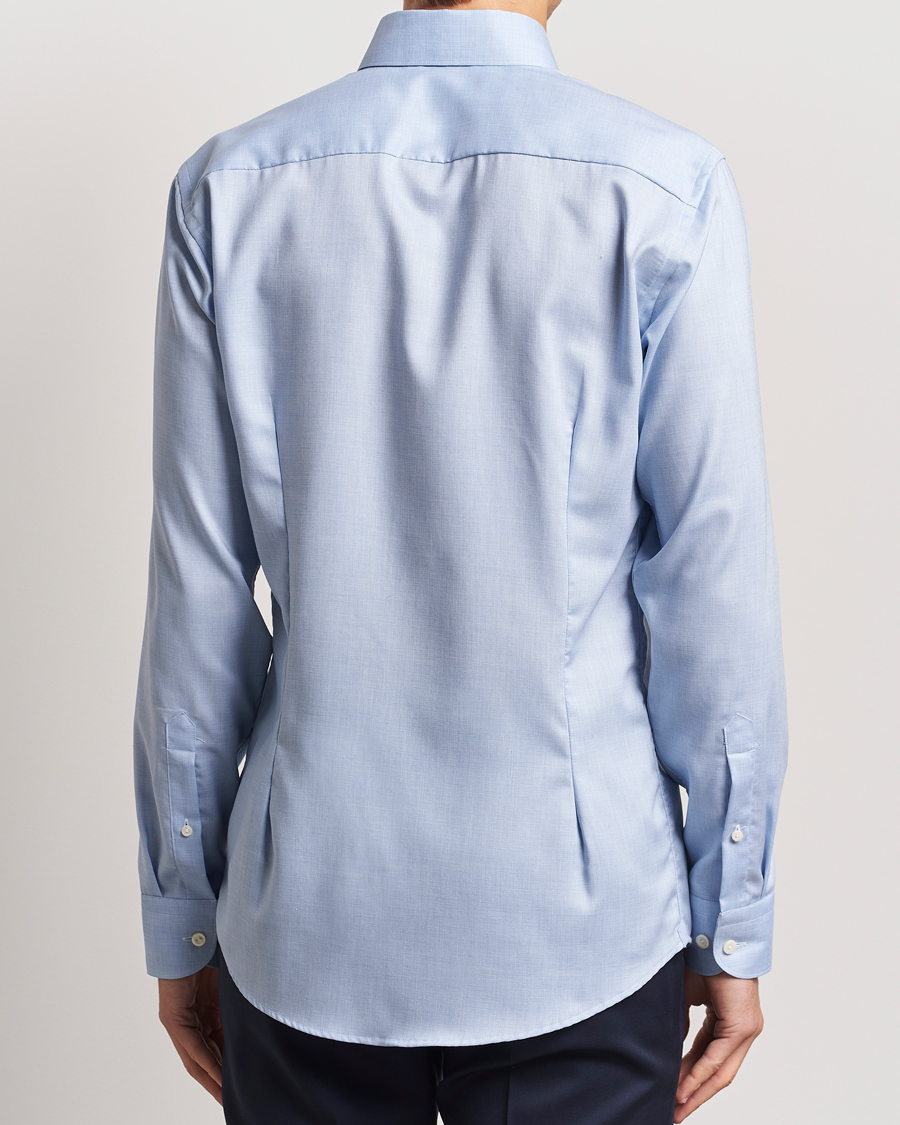 Mies | Kauluspaidat | Eton | Slim Fit Wrinkle Free Oxford Shirt Light Blue