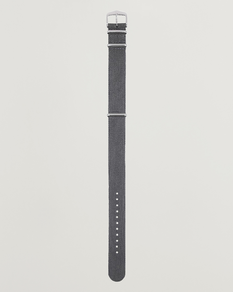Mies | Kellonrannekkeet | HIRSCH | Rush Recycle Nato Watch Strap Grey