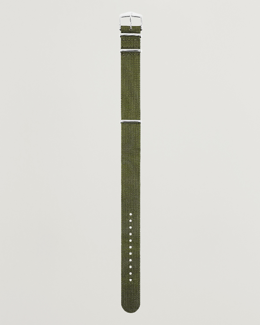 Mies | Kellonrannekkeet | HIRSCH | Rush Recycle Nato Watch Strap Green
