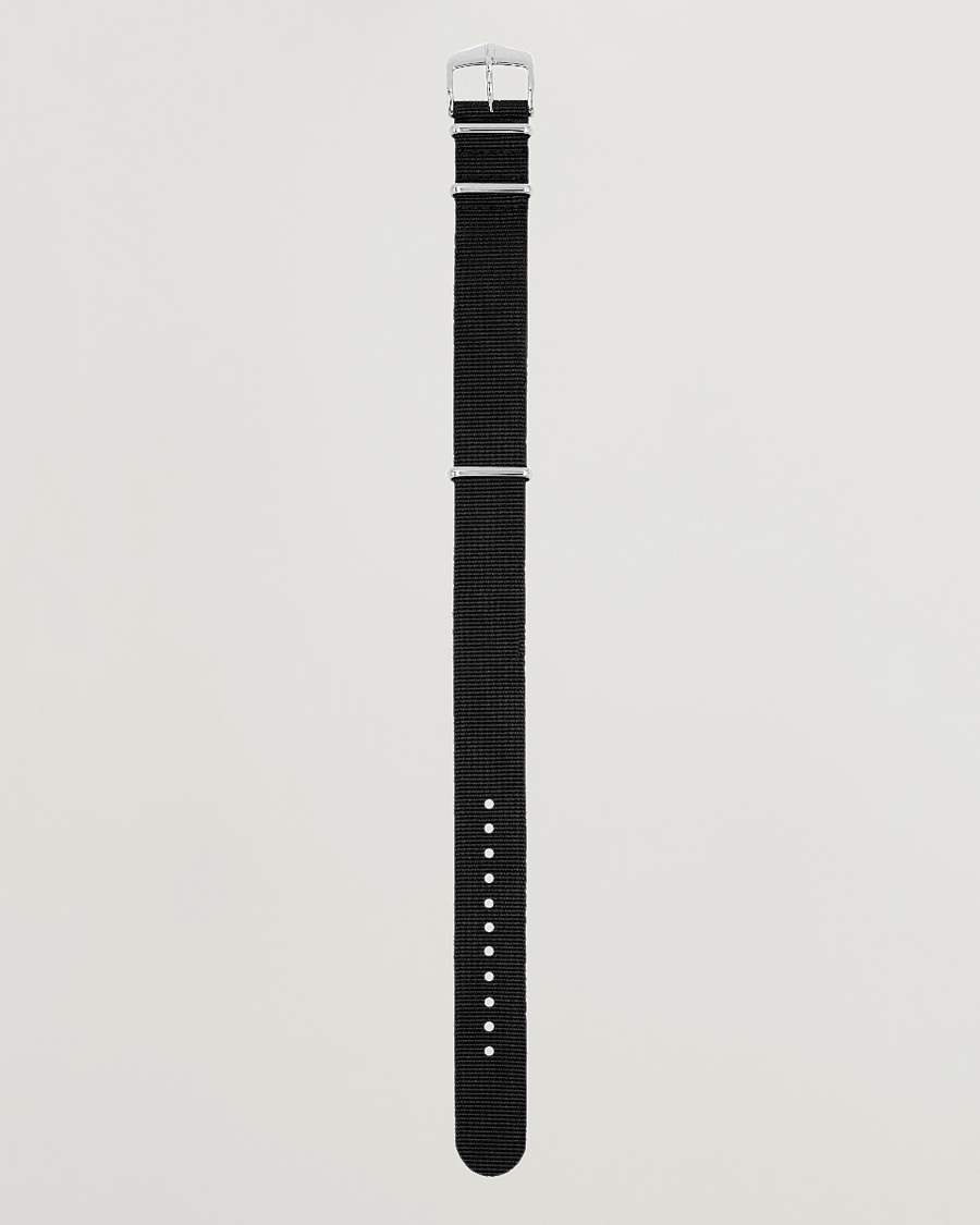 Mies | Kellonrannekkeet | HIRSCH | Rush Recycle Nato Watch Strap Black