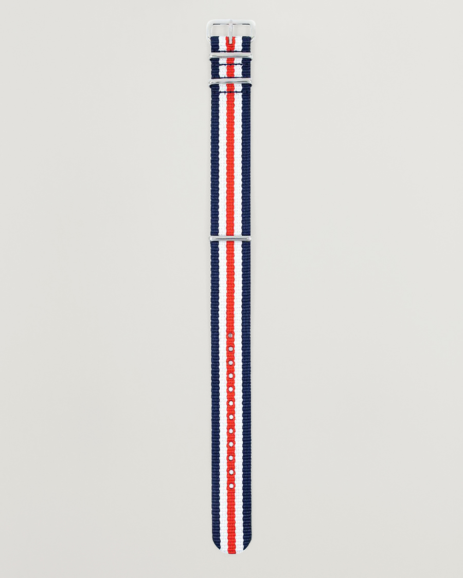 Mies | Kellonrannekkeet | HIRSCH | Rush Striped Nato Watch Strap
