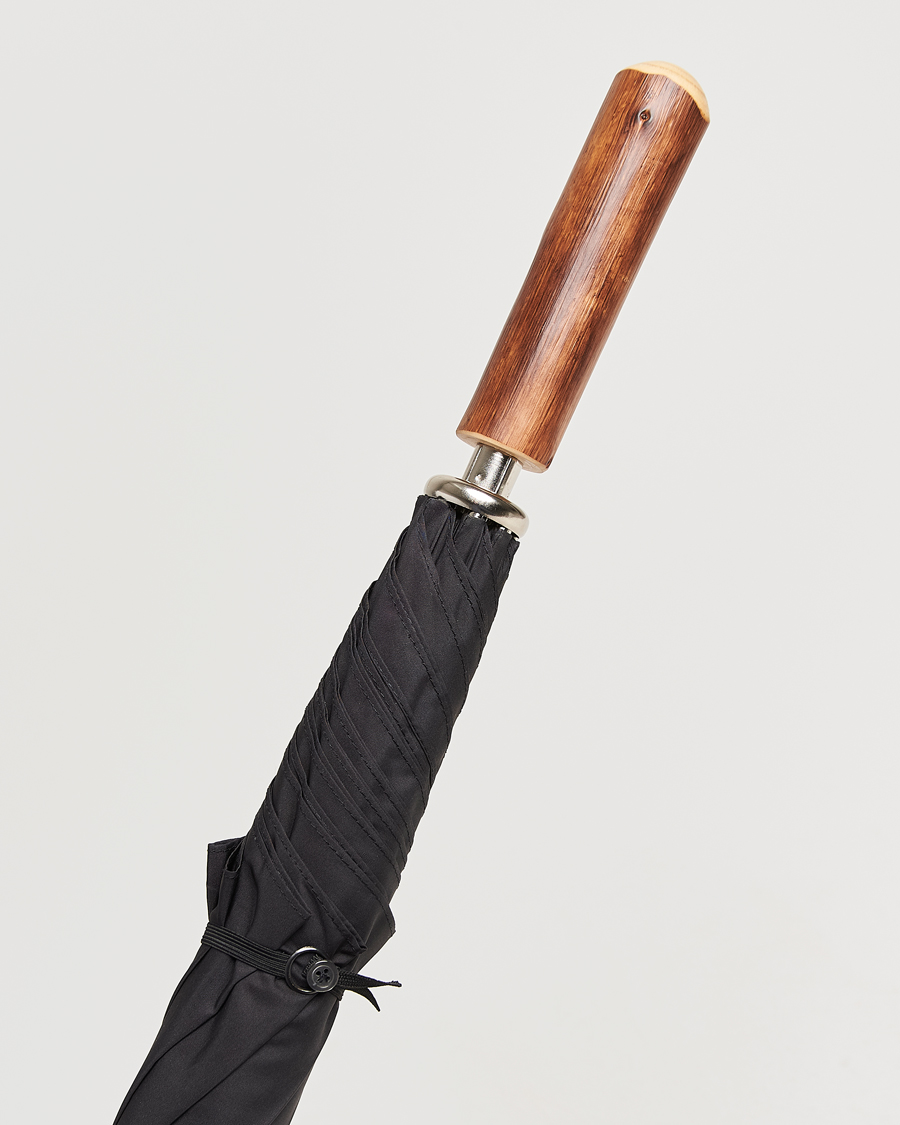 Mies | Sateenvarjot | Fox Umbrellas | Chestnut Straight Umbrella Black