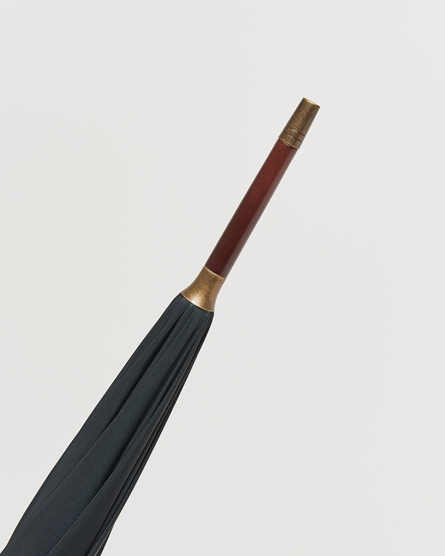 Mies | Sateenvarjot | Fox Umbrellas | Hardwood Umbrella Black/Green