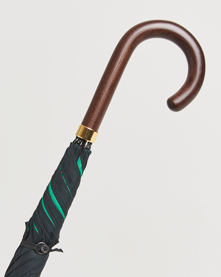 Mies | Sateenvarjot | Fox Umbrellas | Hardwood Umbrella Black/Green