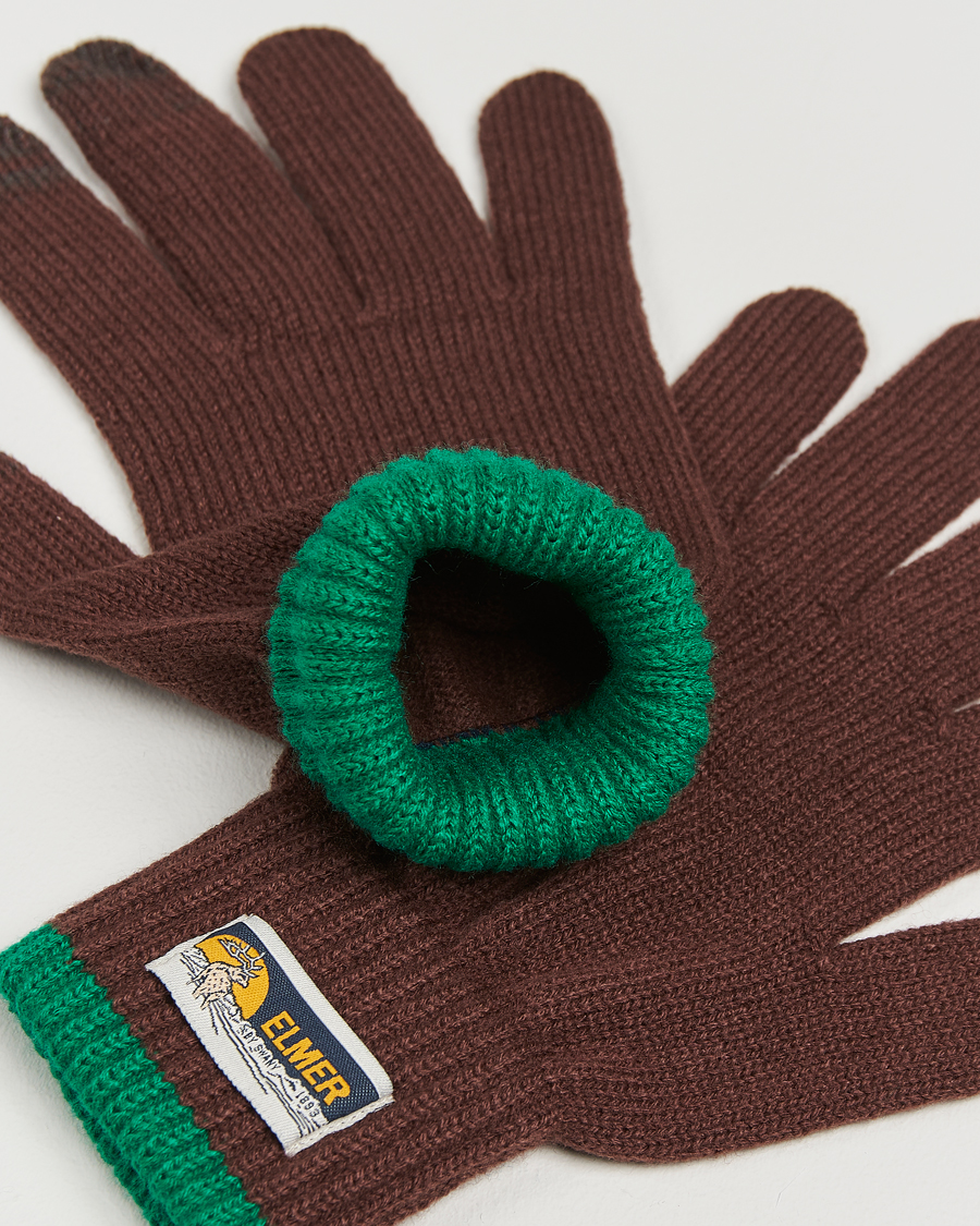 Mies | Elmer by Swany Knitted Glove Rosewood | Elmer by Swany | Knitted Glove Rosewood