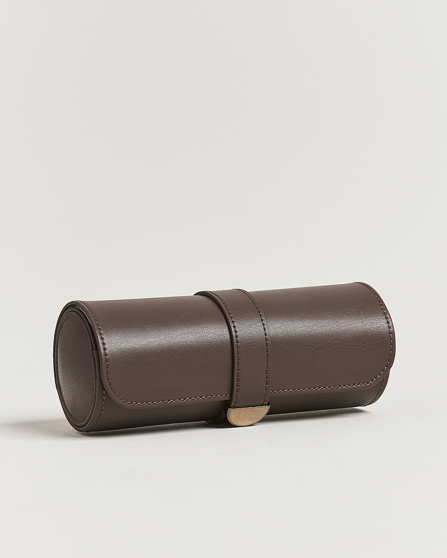 Mies | Kello- ja korurasiat | WOLF | Triple Watch Roll Earth Coffee
