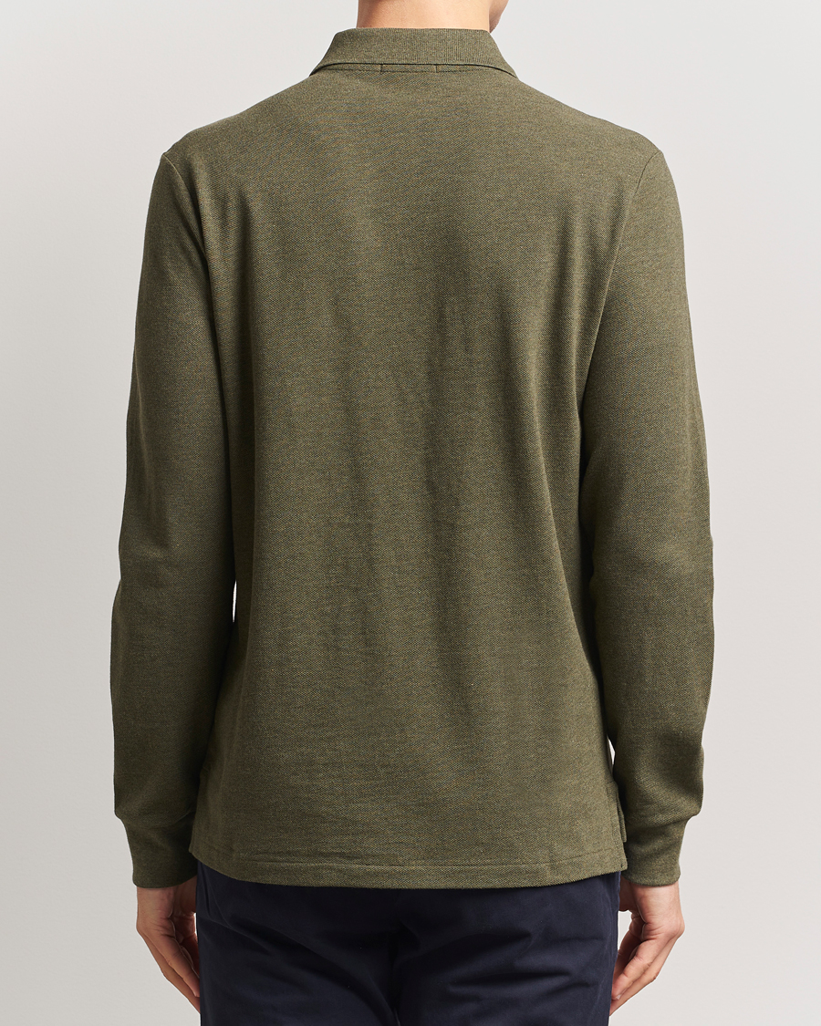 Mies | Puserot | Polo Ralph Lauren | Custom Slim Fit Long Sleeve Polo Service Green