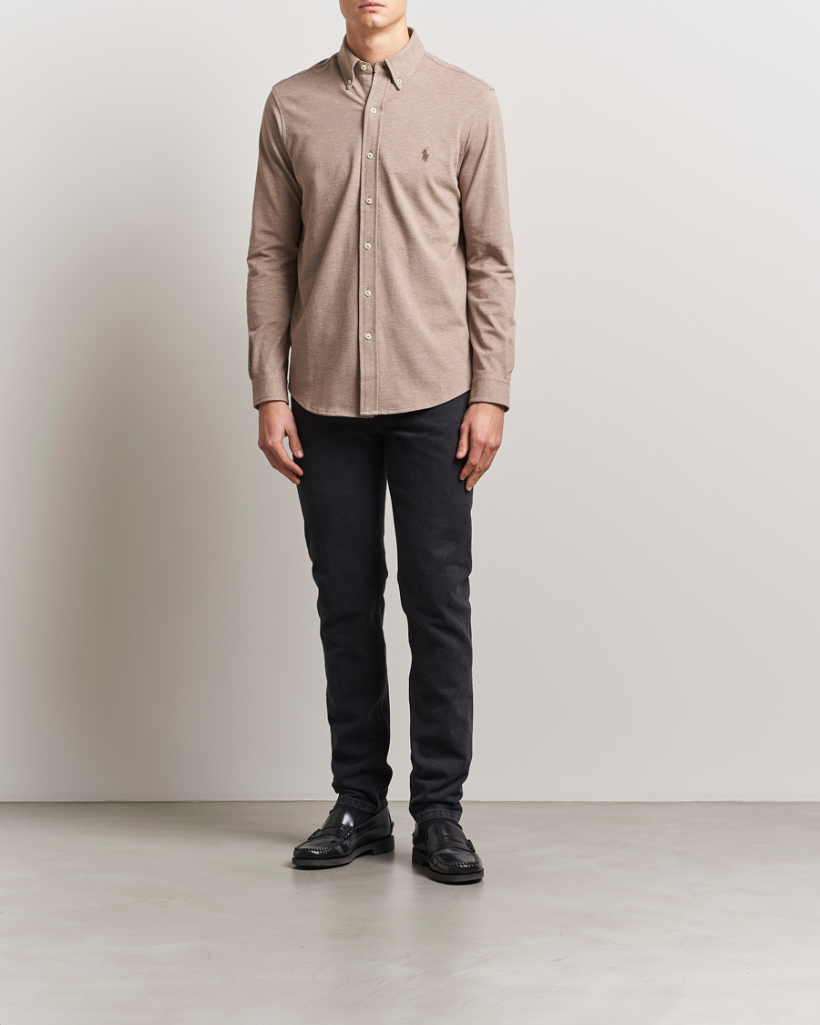 Mies | Kauluspaidat | Polo Ralph Lauren | Featherweight Mesh Shirt Adirondack Heahter