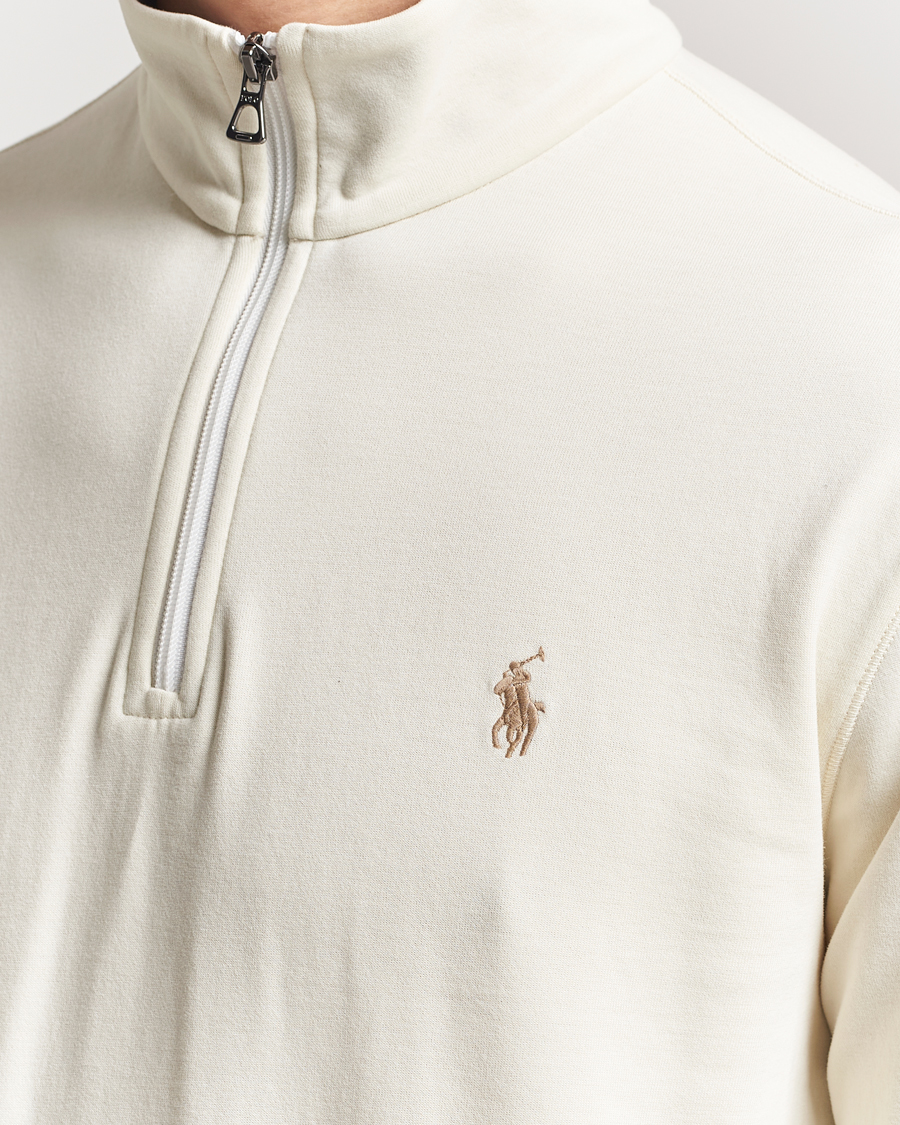 Mies | Puserot | Polo Ralph Lauren | Double Knit Half-Zip Sweater Parchment Cream