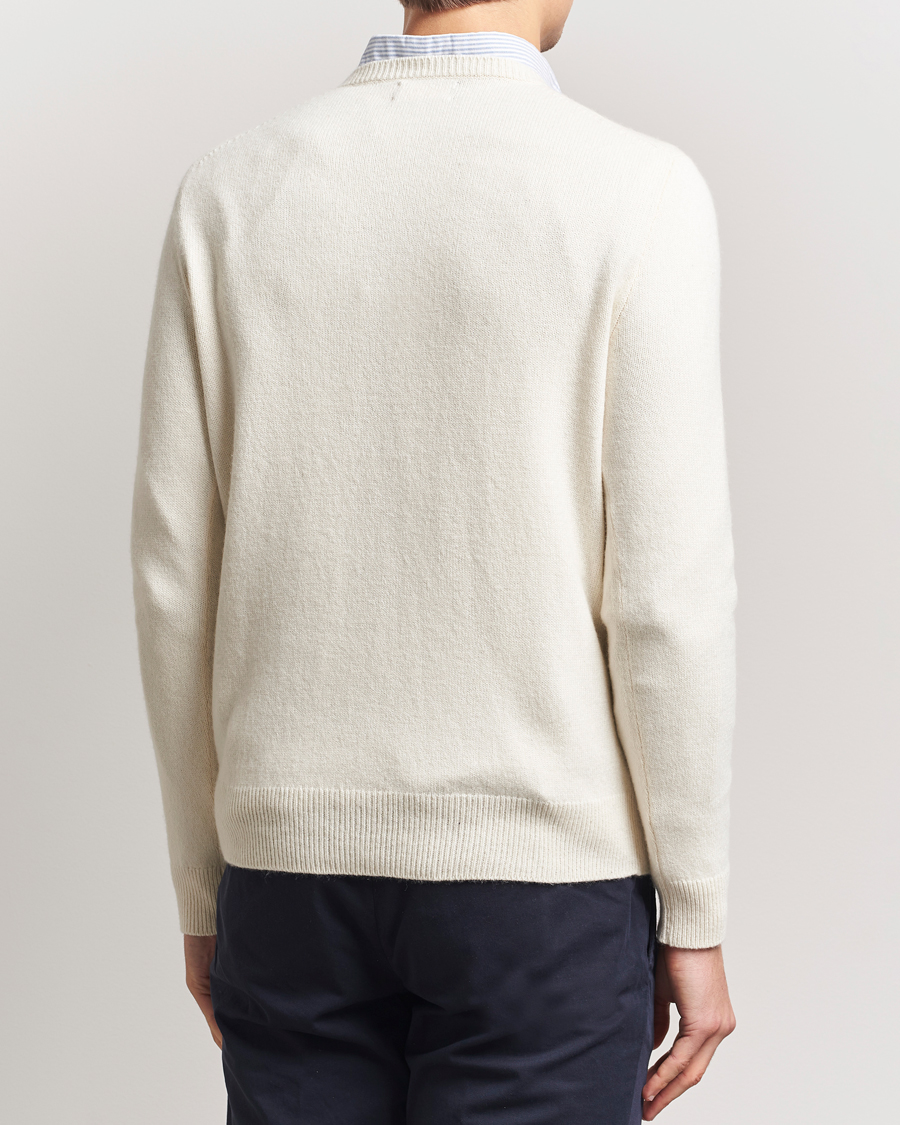 Mies | Puserot | Polo Ralph Lauren | Cotton/Wool Pullover Andover Cream