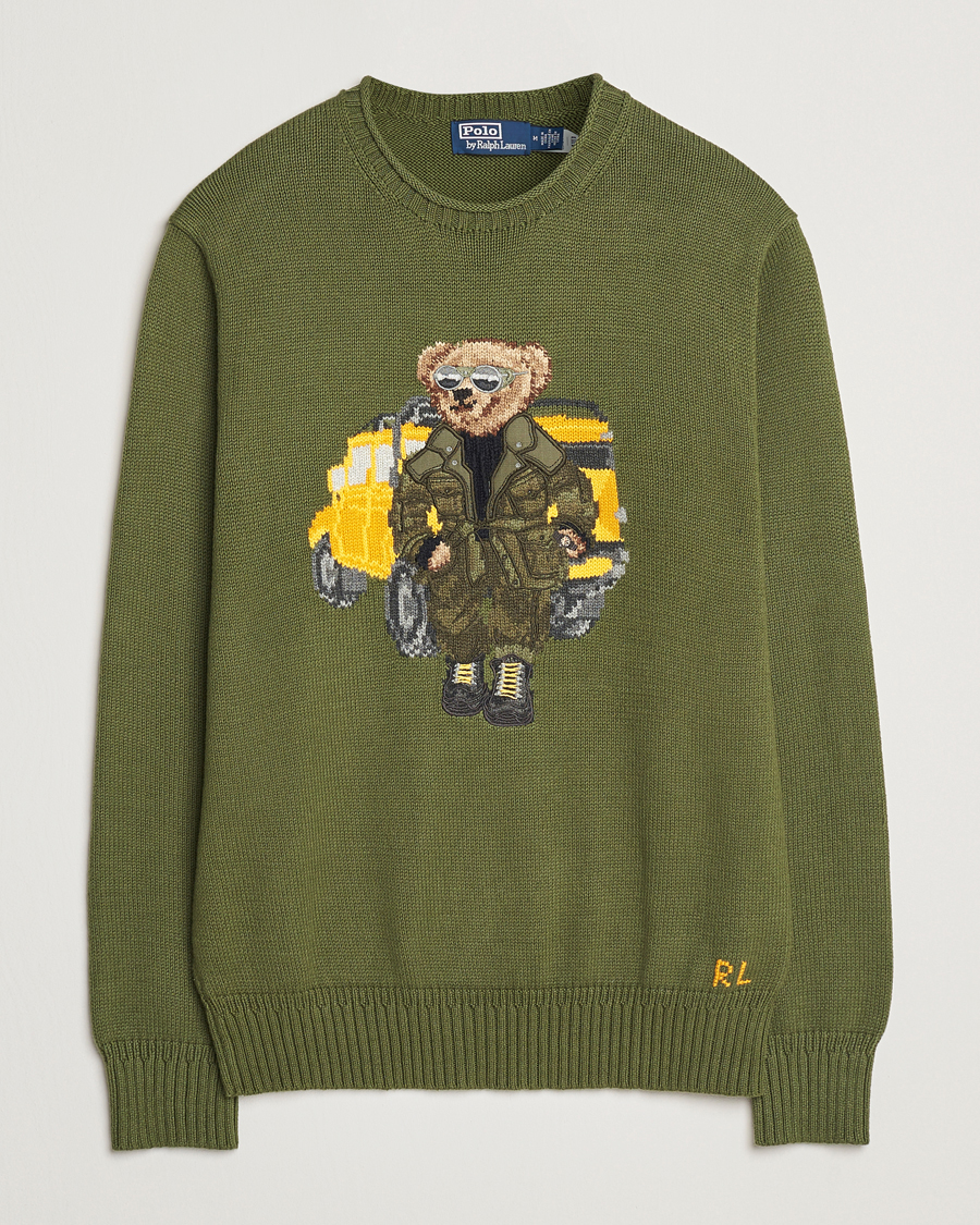 Mies | Puserot | Polo Ralph Lauren | Cotton Bear Pullover New Olive