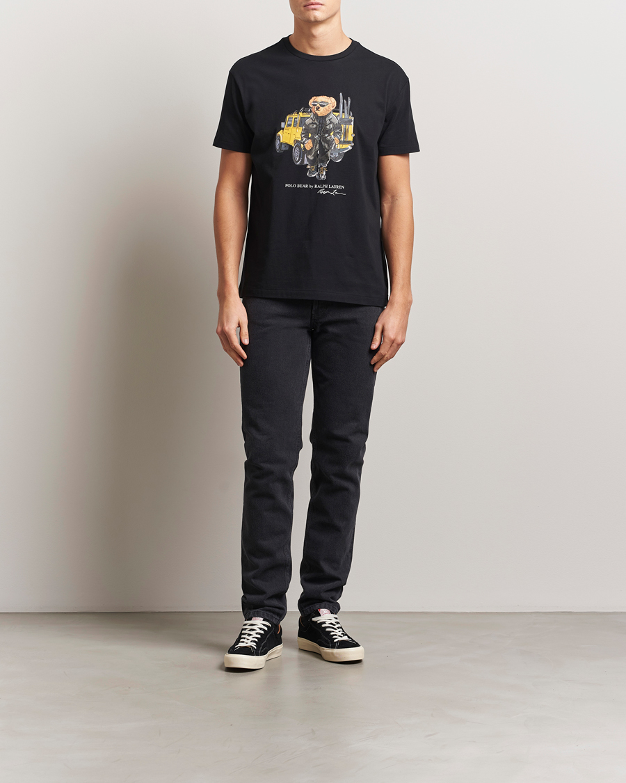 Mies | T-paidat | Polo Ralph Lauren | Printed Bear Crew Neck T-Shirt Polo Black