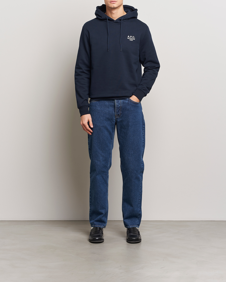 Mies | Puserot | A.P.C. | Rue Madame Hoodie Dark Navy