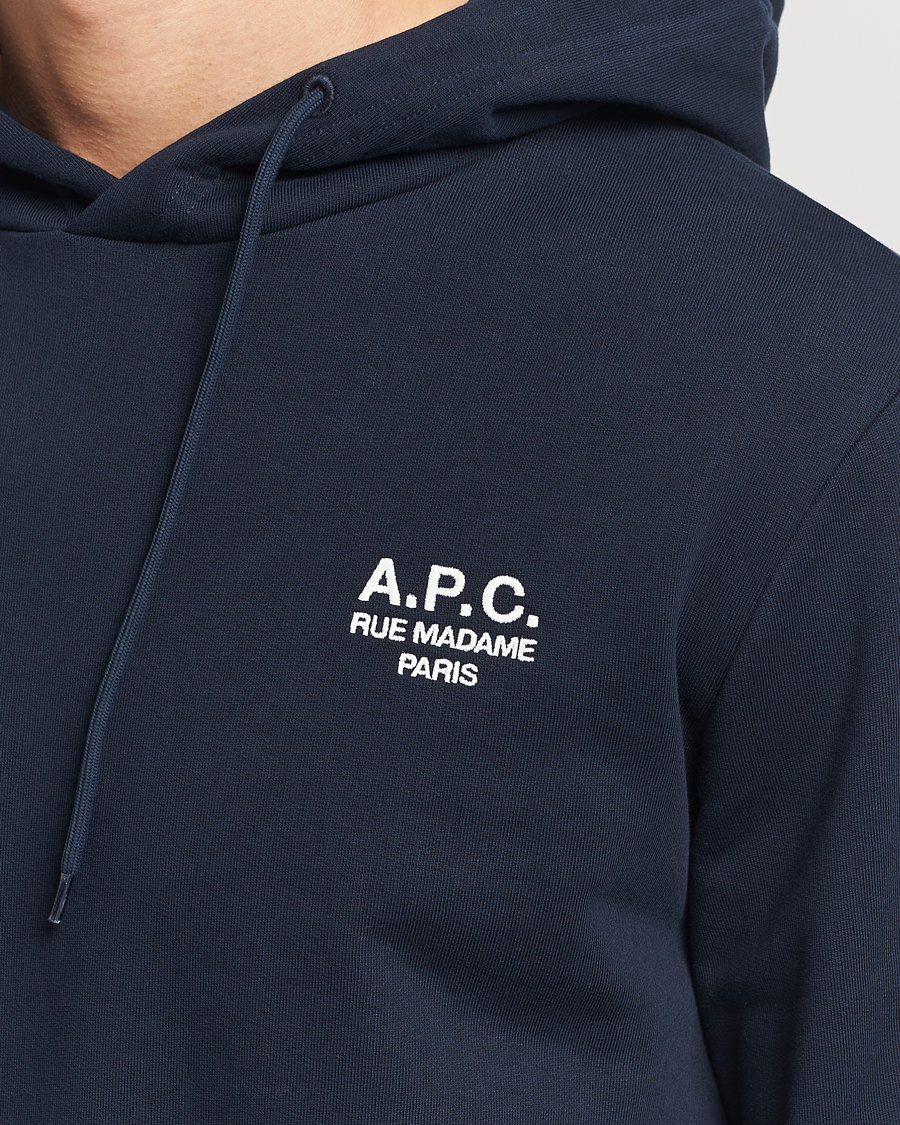 Mies | Puserot | A.P.C. | Rue Madame Hoodie Dark Navy