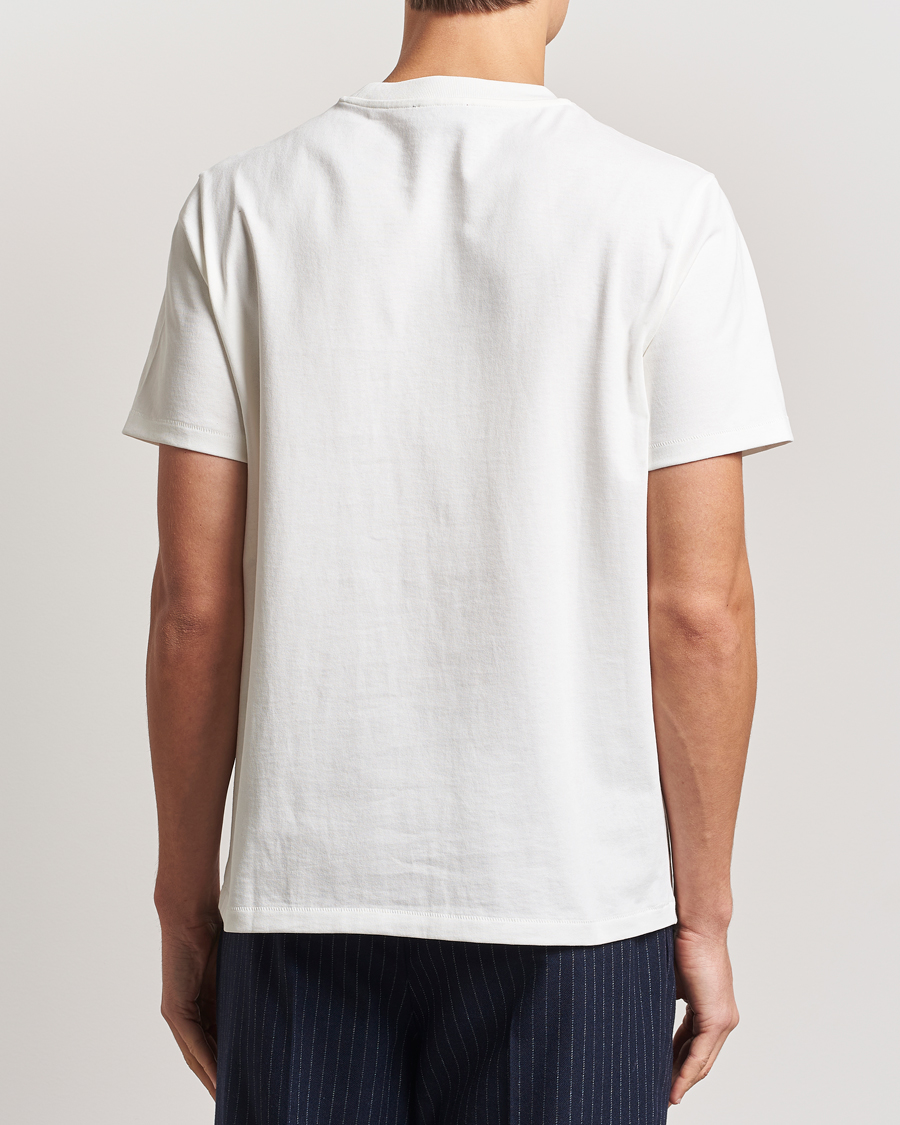 Mies | T-paidat | A.P.C. | Print Label T-Shirt White