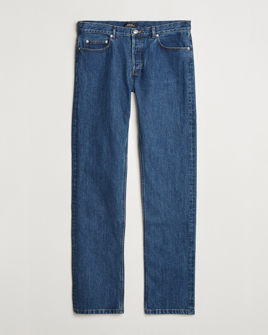 Mies | Housut | A.P.C. | New Standard Jeans Washed Indigo