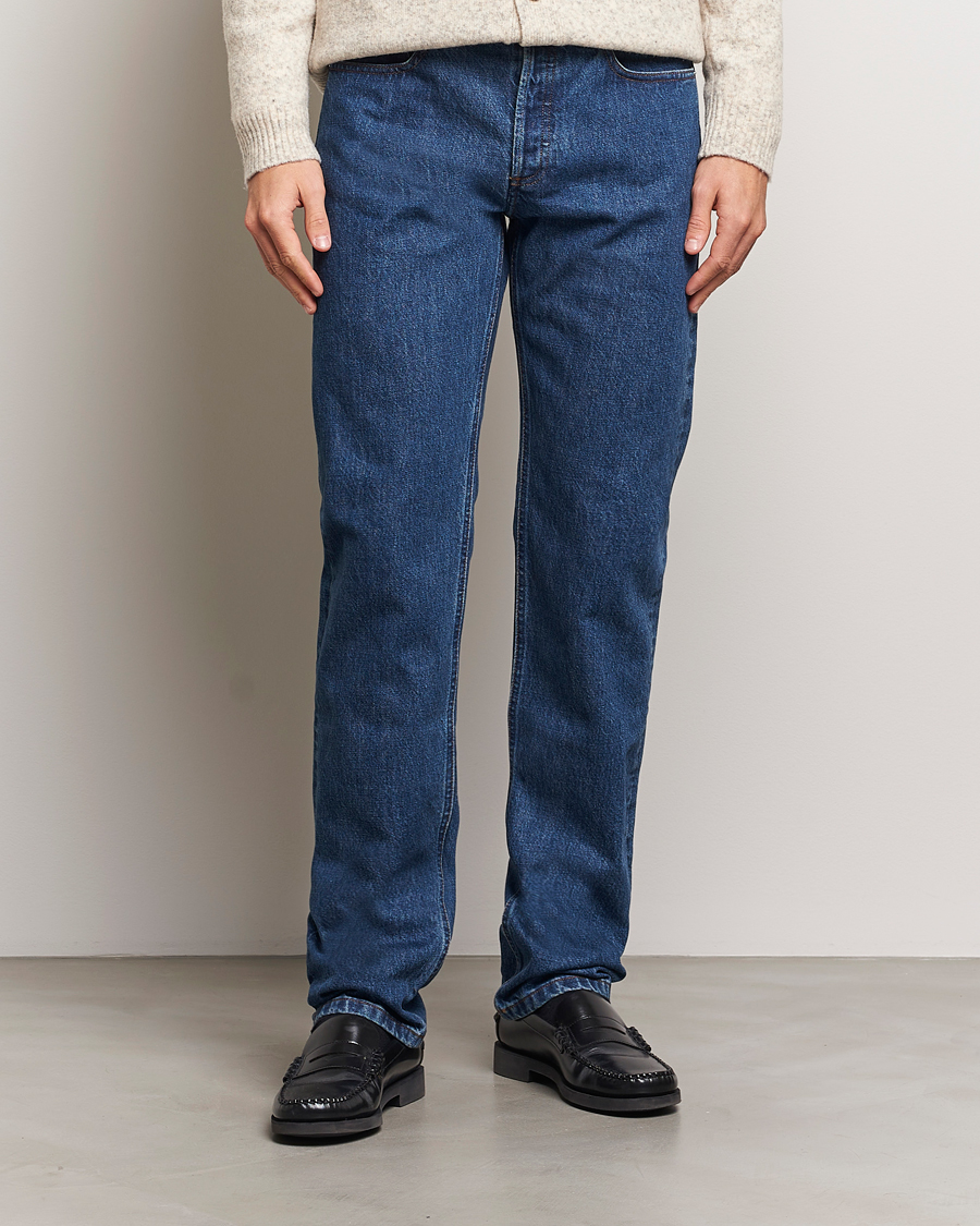 Mies | Housut | A.P.C. | New Standard Jeans Washed Indigo