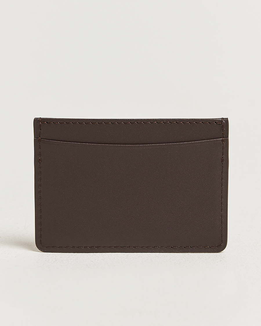 Mies | Lompakot | A.P.C. | A.P.C.Calf Leather Card HolderDark Brown