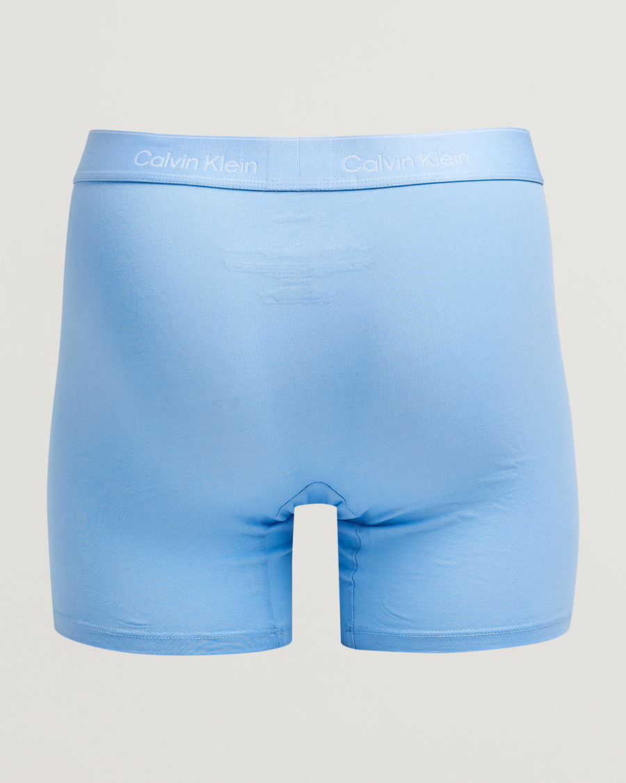 Mies | Alusvaatteet | Calvin Klein | 3-Pack Icon Cotton Stretch Boxer Brief Black/Blue/Light Blue