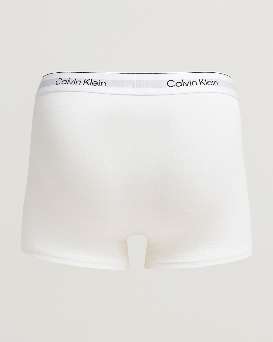 Mies | Alusvaatteet | Calvin Klein | 3-Pack Icon Cotton Stretch Relaxed Trunk White