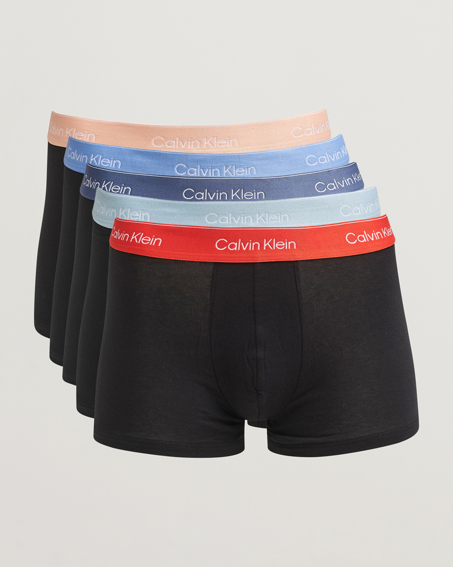 Mies | Alusvaatteet | Calvin Klein | 5-Pack Icon Cotton Stretch Trunk Black Multi