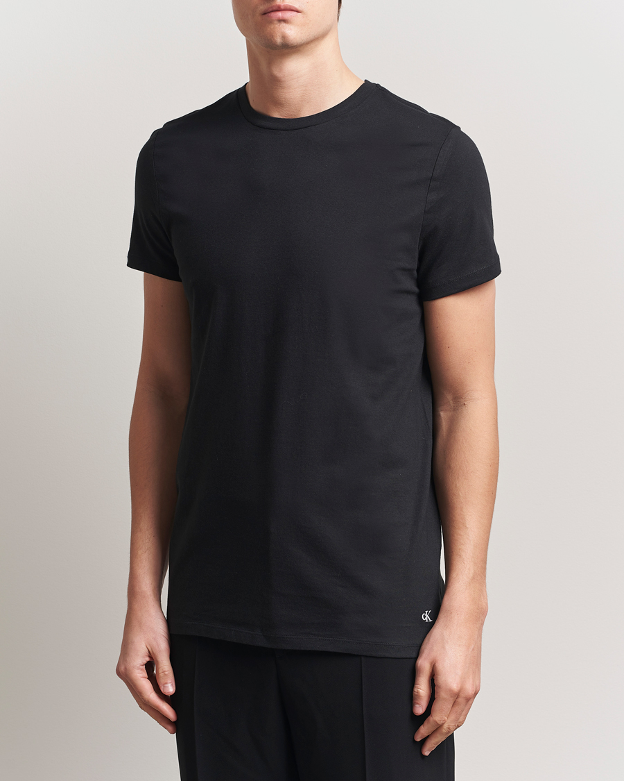 Mies | T-paidat | Calvin Klein | 3-Pack Cotton Crew Neck T-Shirt White/Black/Grey