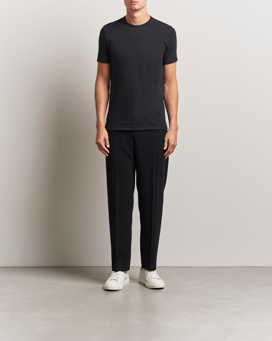 Mies | T-paidat | Calvin Klein | 3-Pack Cotton Stretch Crew Neck T-Shirt Black