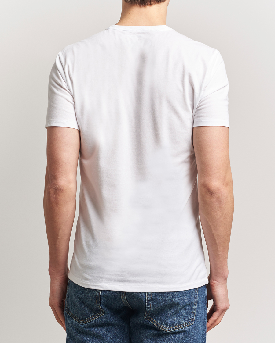 Mies | T-paidat | Calvin Klein | 3-Pack Cotton Stretch V-Neck T-Shirt White