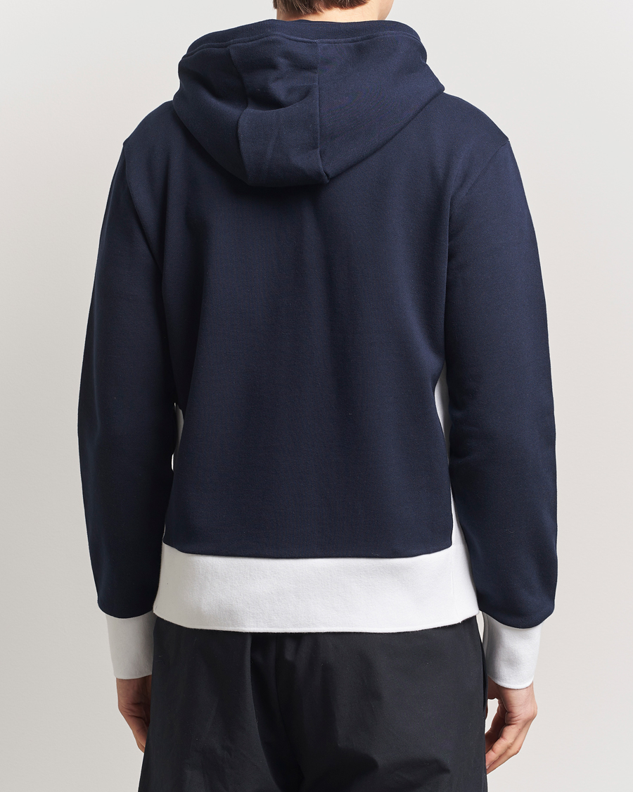 Mies | Puserot | Thom Browne | Color Block Zip Hoodie Navy
