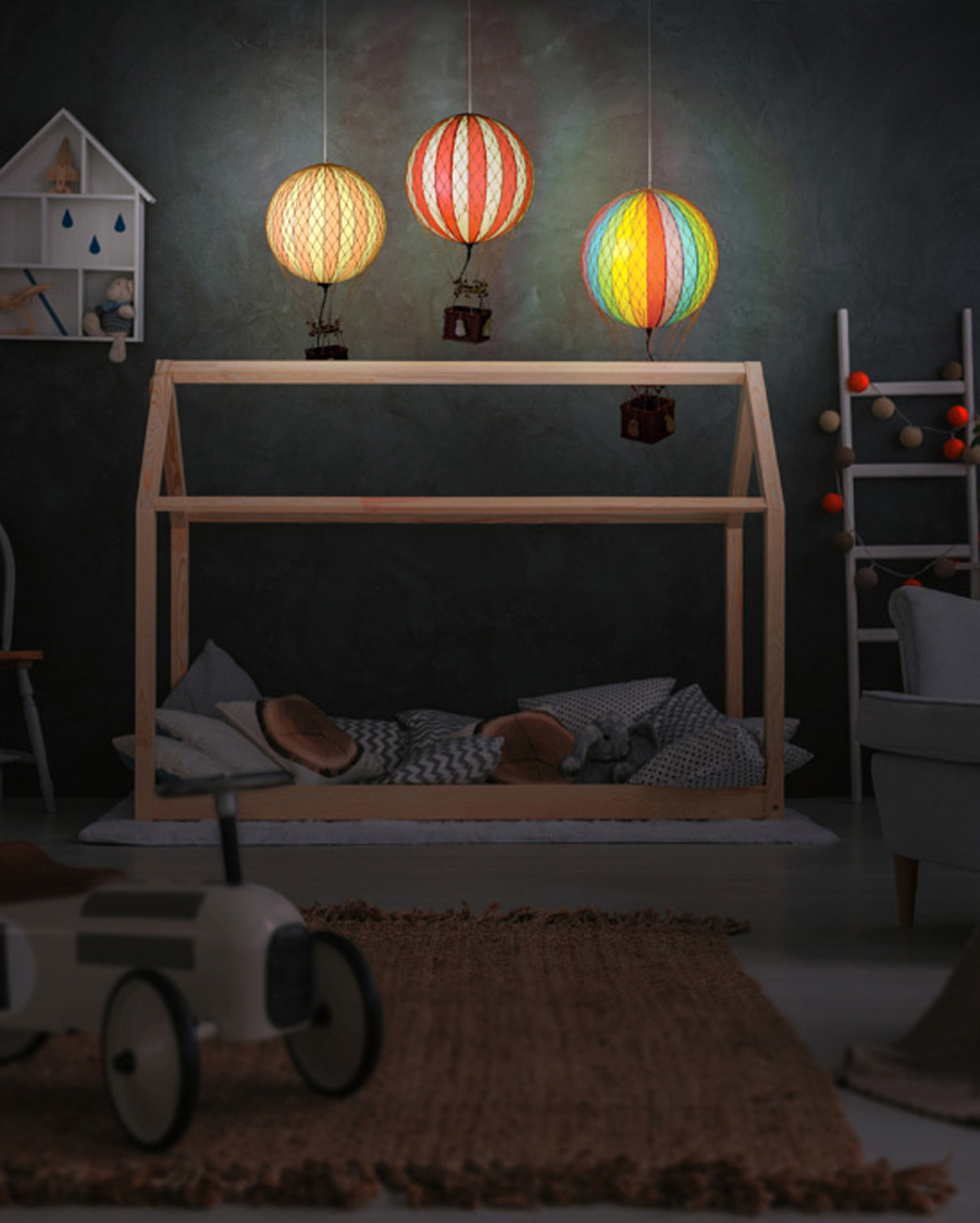 Mies | Kotiin | Authentic Models | Royal Aero Led Balloon Blue