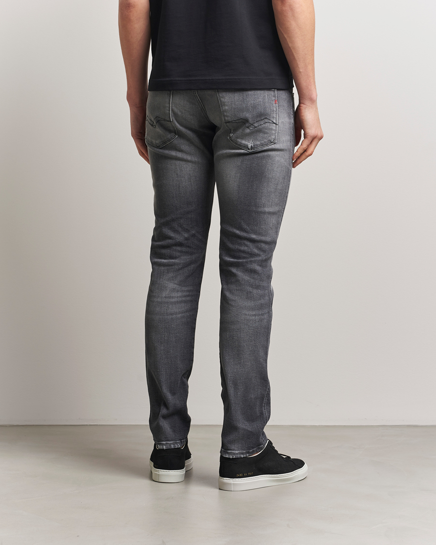 Mies | Farkut | Replay | Anbass Stretch Jeans Washed Black