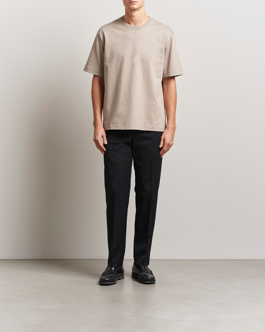 Mies | Housut | Filippa K | Troy Tailored Drawstring Trousers Black