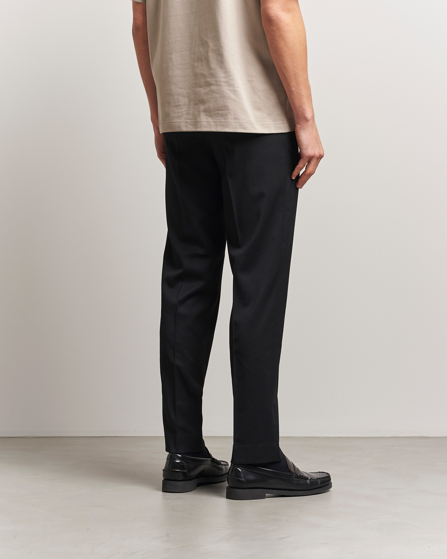 Mies | Housut | Filippa K | Troy Tailored Drawstring Trousers Black