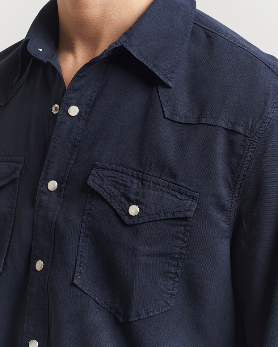 Mies | Kauluspaidat | Filippa K | Western Shirt Navy