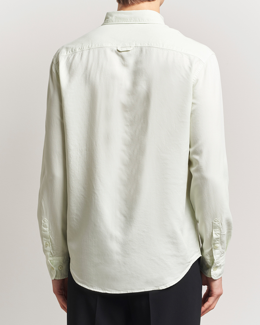 Mies | Kauluspaidat | Filippa K | Zachary Lyocell Shirt Pastel Green