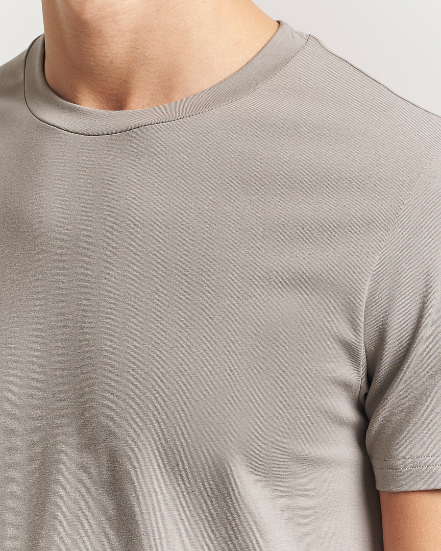 Mies | T-paidat | Filippa K | Soft Lycra T-Shirt Dove Grey
