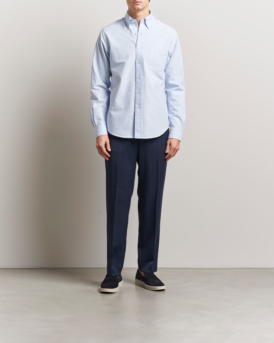 Mies | Kauluspaidat | Filippa K | Slim Oxford Shirt Light Blue