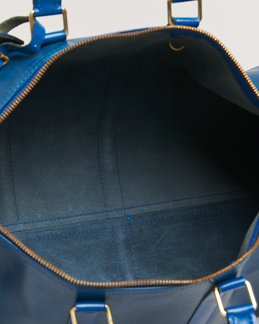 Mies | Louis Vuitton Pre-Owned Keepall 45 Epi Leather Bag Blue | Louis Vuitton Pre-Owned | Keepall 45 Epi Leather Bag Blue