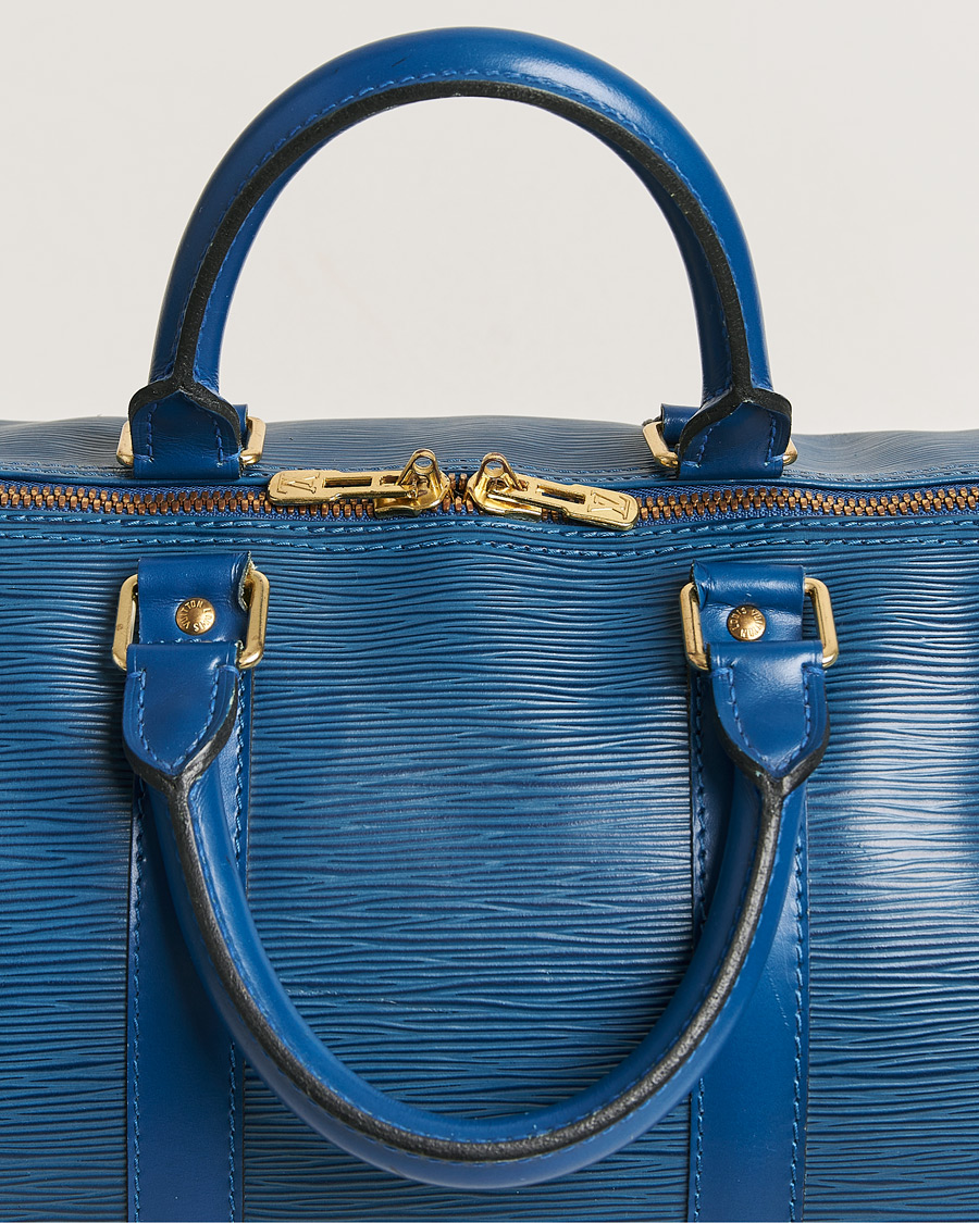 Mies | Louis Vuitton Pre-Owned Keepall 45 Epi Leather Bag Blue | Louis Vuitton Pre-Owned | Keepall 45 Epi Leather Bag Blue