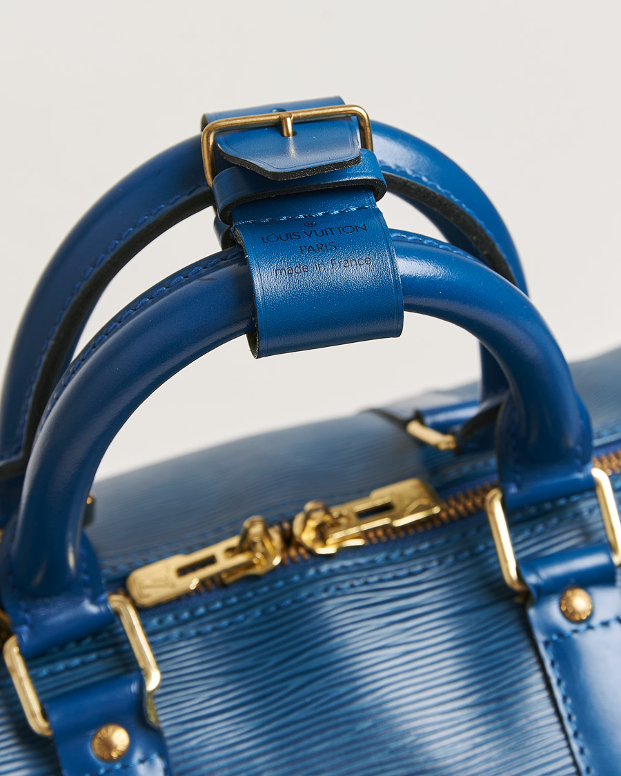 Mies | Louis Vuitton Pre-Owned Keepall 45 Epi Leather Bag Blue | Louis Vuitton Pre-Owned | Keepall 45 Epi Leather Bag Blue