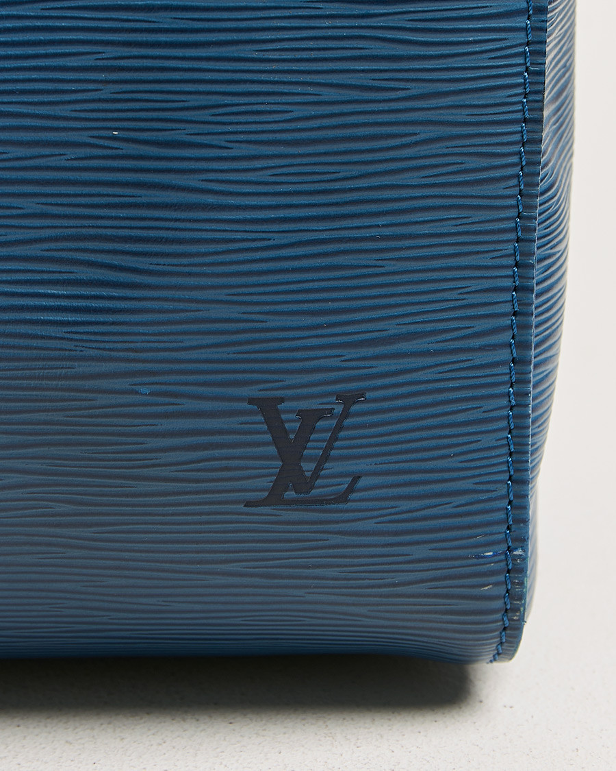 Mies | Louis Vuitton Pre-Owned Keepall 45 Epi Leather Bag Blue | Louis Vuitton Pre-Owned | Keepall 45 Epi Leather Bag Blue
