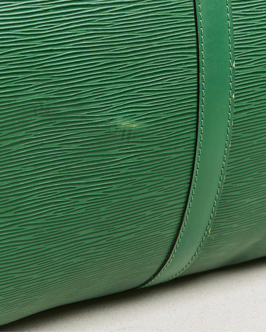 Mies | Louis Vuitton Pre-Owned Keepall 50 Epi Leather Bag Green | Louis Vuitton Pre-Owned | Keepall 50 Epi Leather Bag Green